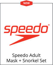 Speedo Adult Mask + Snorkel Set NEW
