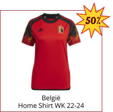 België Home Shirt WK 22-24 50%