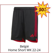 België Home Short WK 22-24 50%