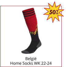 België Home Socks WK 22-24 50%