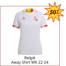 België Away Shirt WK 22-24 50%