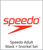 Speedo Adult Mask + Snorkel Set