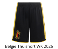 België Thuishort WK 2026