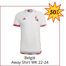 België Away Shirt WK 22-24 50%