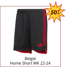 België Home Short WK 22-24 50%
