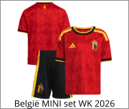 België MINI set WK 2026