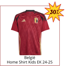 België Home Shirt Kids EK 24-25 30%