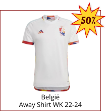 België Away Shirt WK 22-24 50%