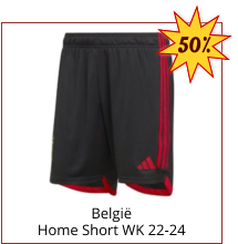 België Home Short WK 22-24 50%