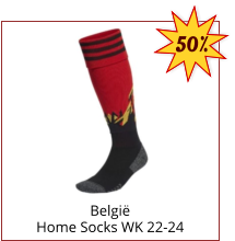 België Home Socks WK 22-24 50%