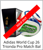 Adidas World Cup 26 Trionda Pro Match Bal SOLD OUT