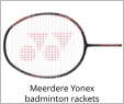 Meerdere Yonex badminton rackets