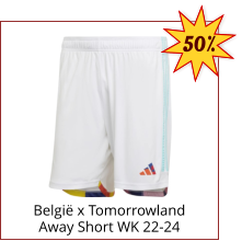 België x Tomorrowland Away Short WK 22-24 50%