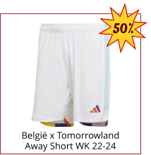 België x Tomorrowland Away Short WK 22-24 50%