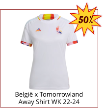 België x Tomorrowland Away Shirt WK 22-24 50%