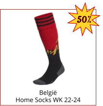 België Home Socks WK 22-24 50%