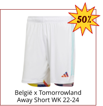 België x Tomorrowland Away Short WK 22-24 50%