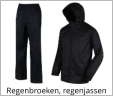 Regenbroeken, regenjassen