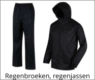 Regenbroeken, regenjassen