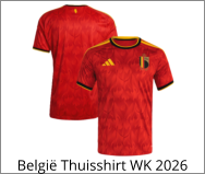 België Thuisshirt WK 2026